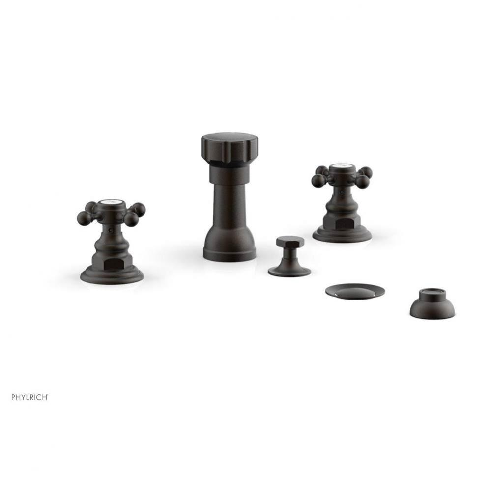 4 Hole Bidet, Cross Hdl