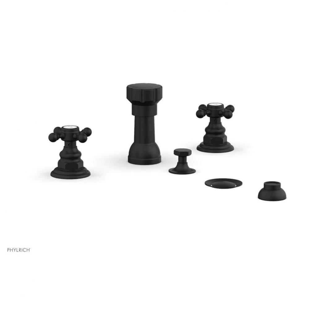 4 Hole Bidet, Cross Hdl