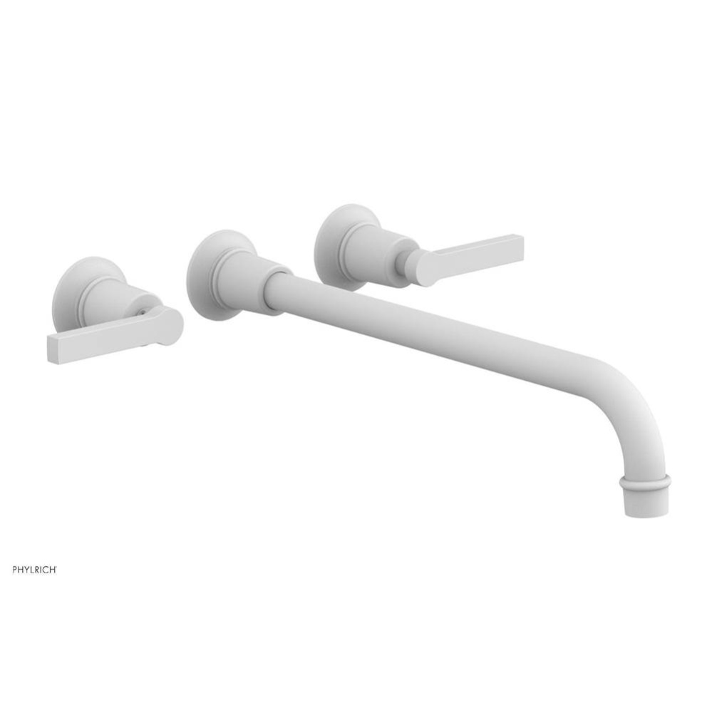 Wall Lav Set 14'' Spt Lever Hdl Hex Modern