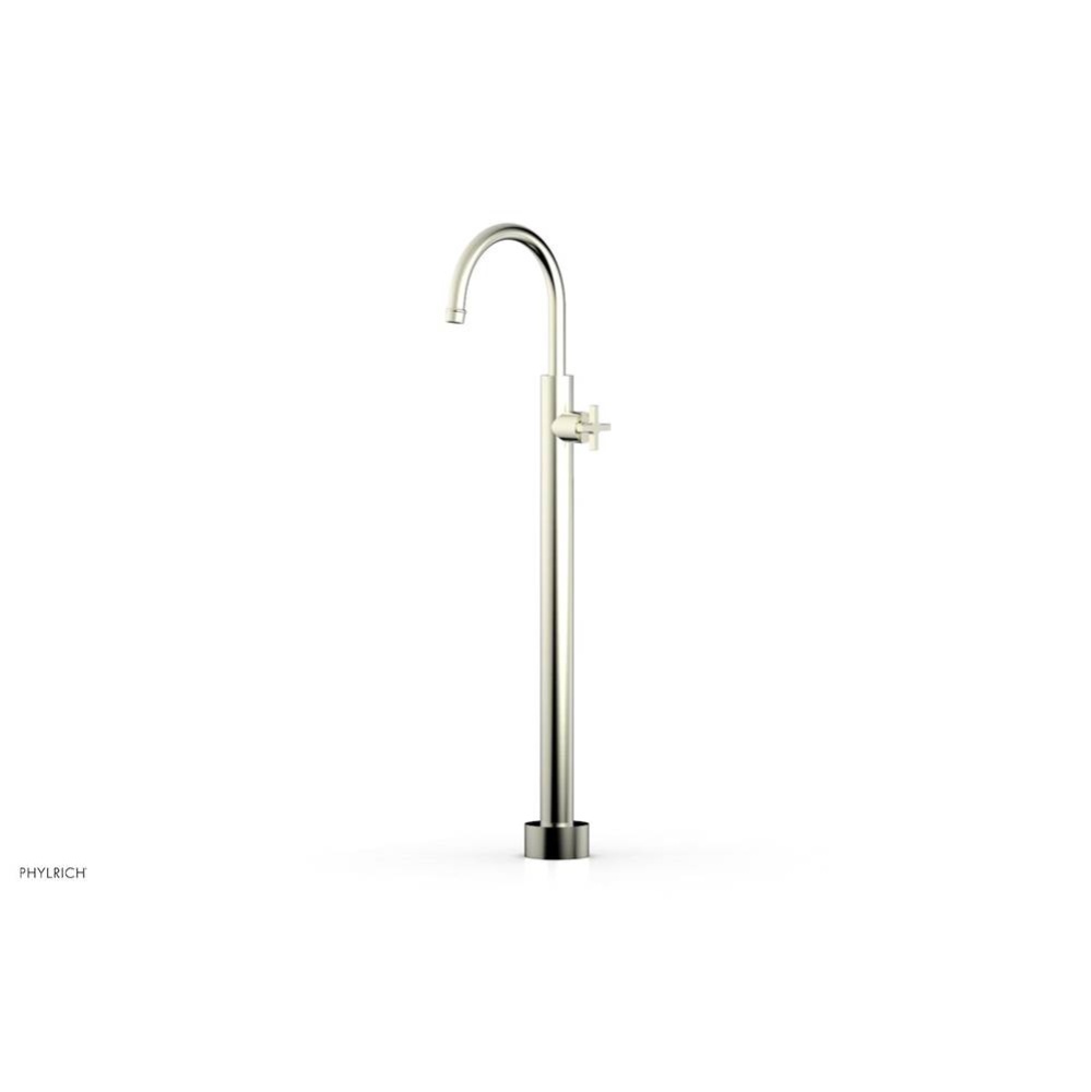 Floor Mounted Tub Filler Cross Hdl-Tall