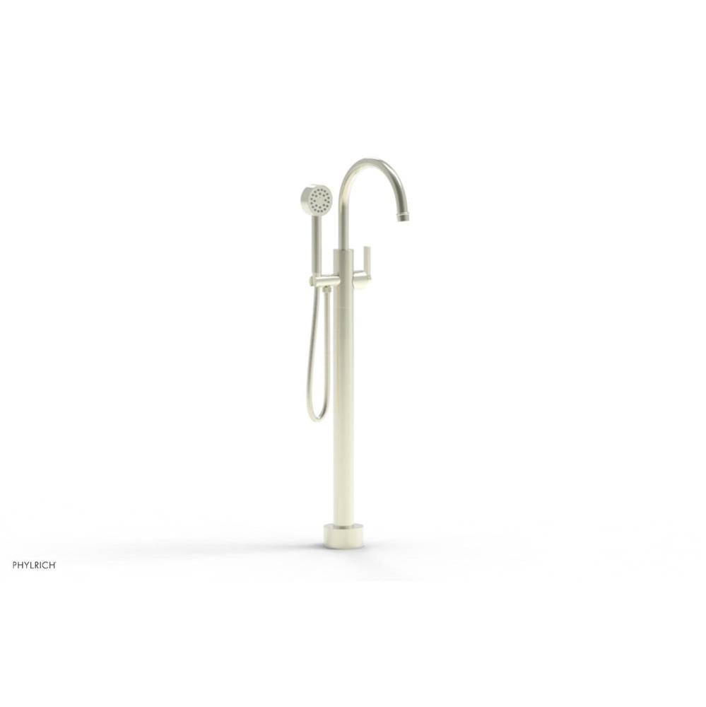 Floor Mounted Tub Filler Lever Hdl W/Handshwr-Tall