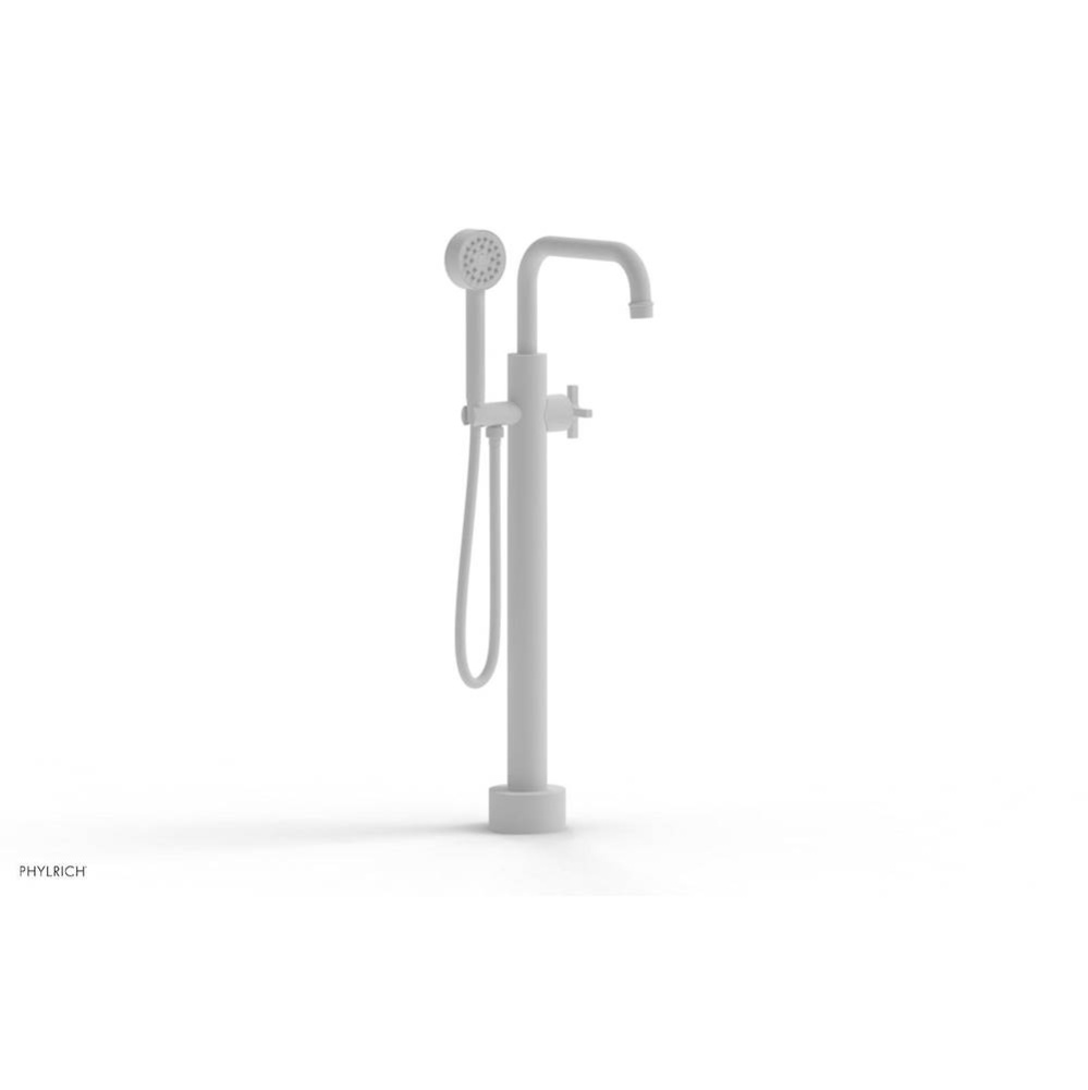 Floor Mounted Tub Filler Lever Hdl W/Handshwr-Short