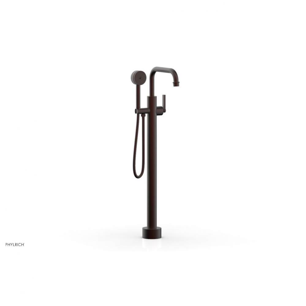 Floor Mount Tub Filler Lever Hdl, Flat Spout