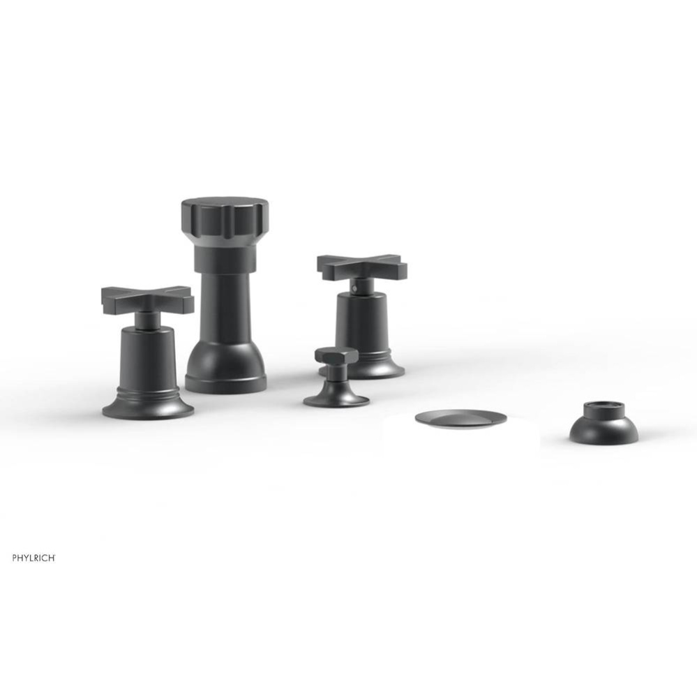 4 Hole Bidet, Cross Hdl