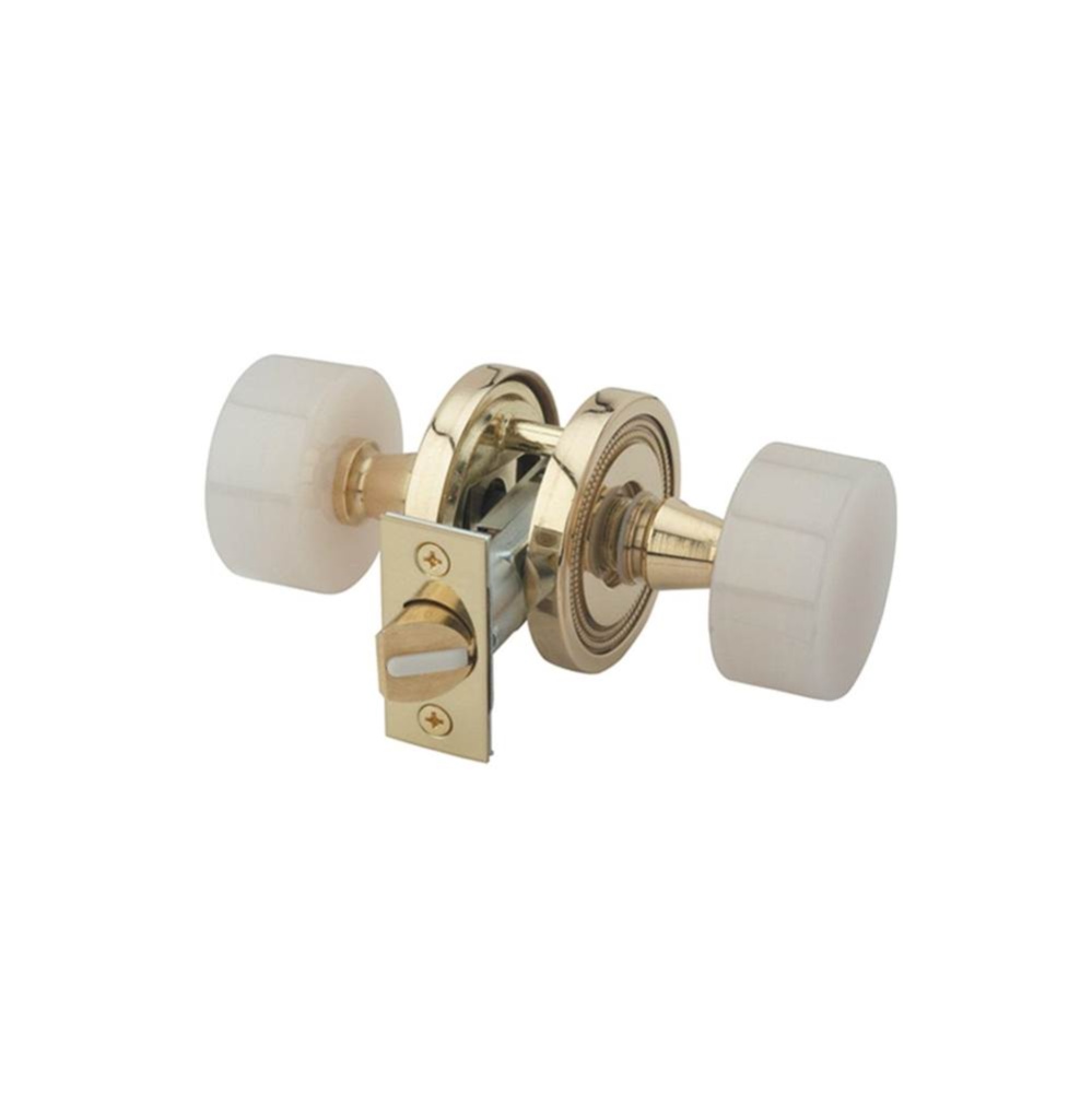 Pink Onyx Door Knob Pass Set