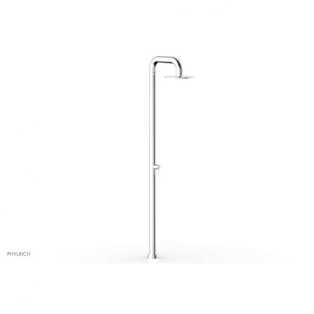 Outdoor Shower Pressure Balance Shower With 12'' Rain Head 601 In Stainless Steel