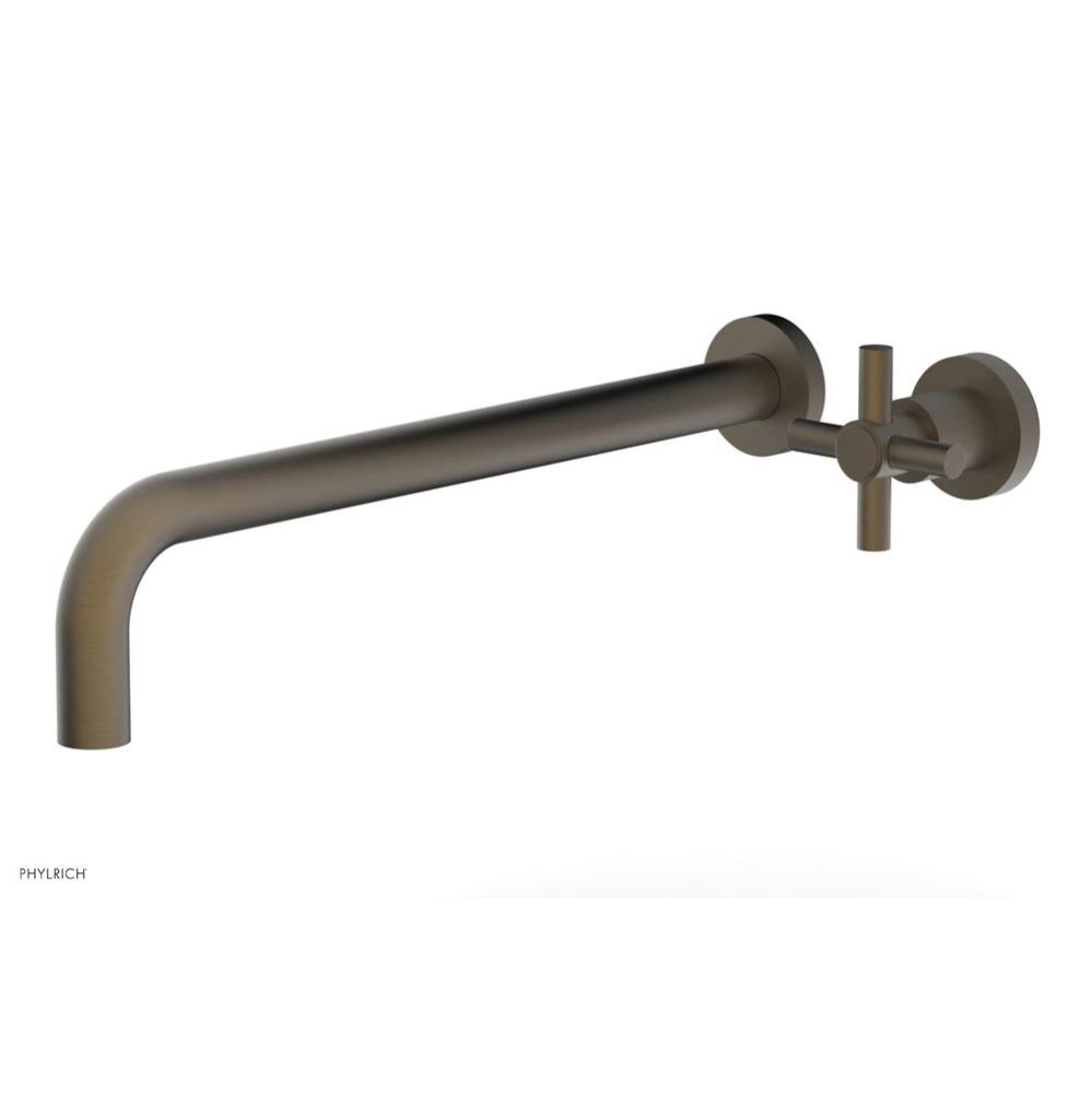 14'' Single Handle Lav Set Tubular Cross