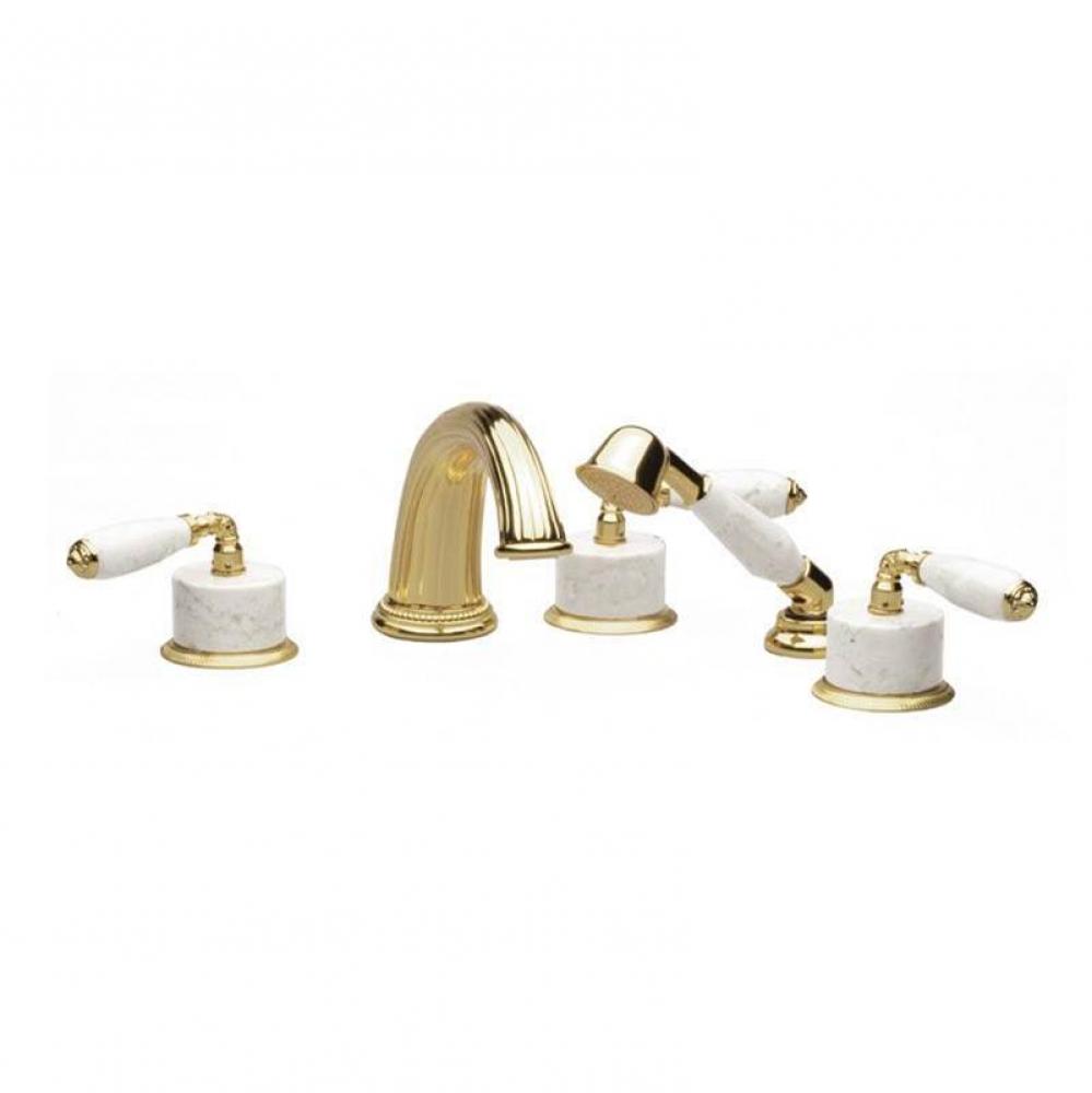 VALENCIA Deck Tub Set with Hand Shower K2338BP1