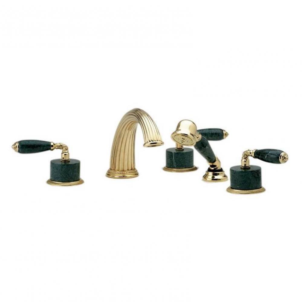 VALENCIA Deck Tub Set with Hand Shower K2338FP1