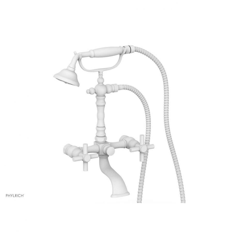 Basic Tubular Cross Handle   On Exposed Tub & Shwr  Set