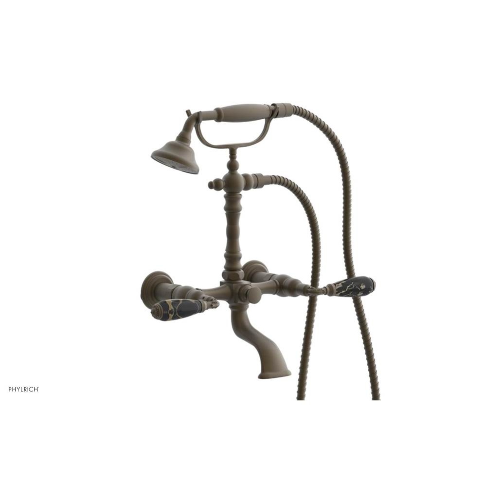 3 Ring Straight Handle On Exposed Tub &   Shower Set