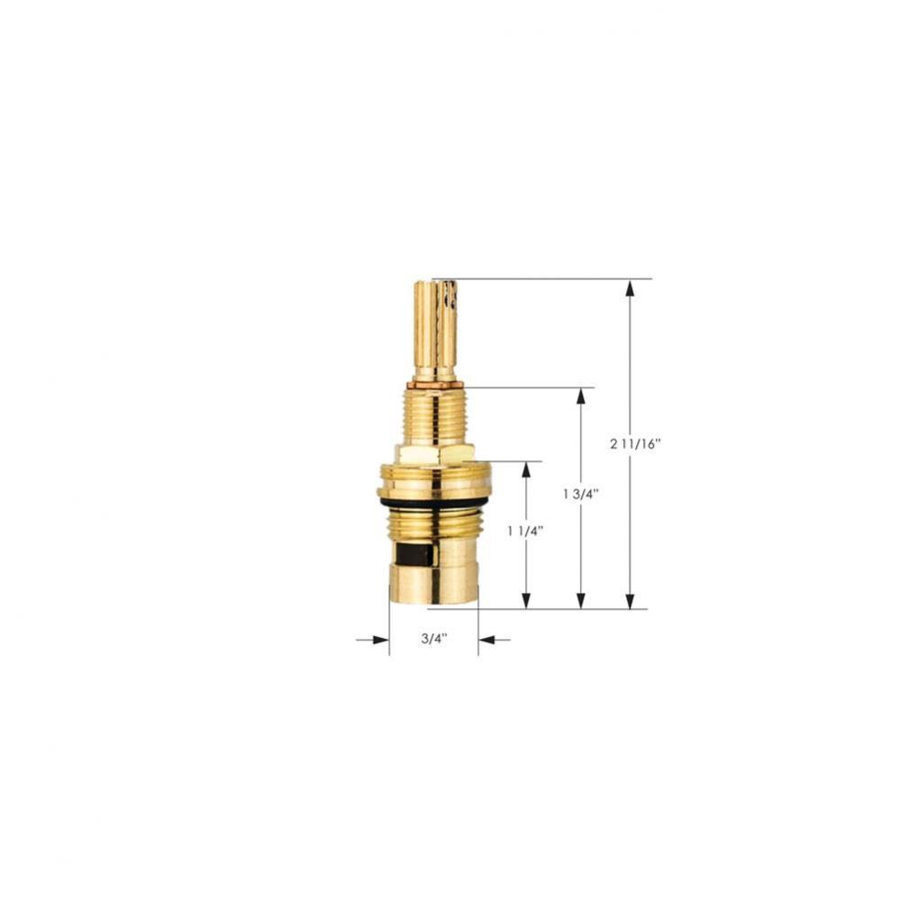 16 Point Stem Cold 1/2'' Replacement Cartridge (After 1991)