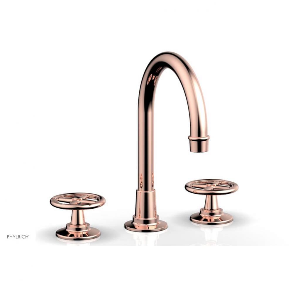 Ws Faucet Works, Arched Spt, Cross Handles