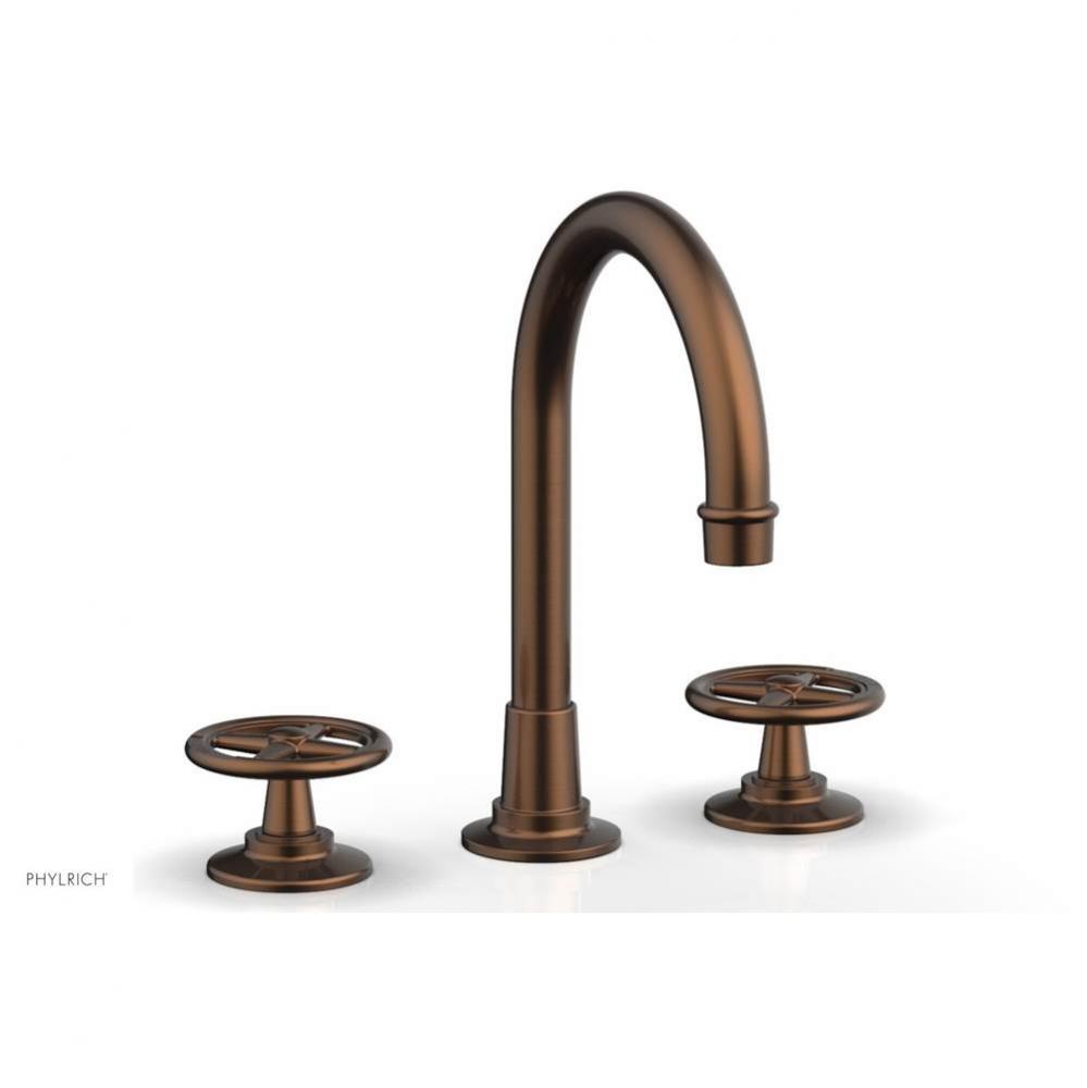 Ws Faucet Works, Arched Spt, Cross Handles