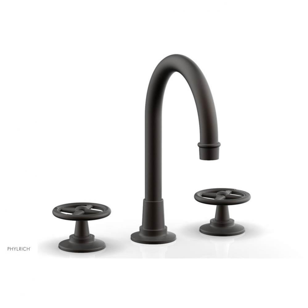 Ws Faucet Works, Arched Spt, Cross Handles