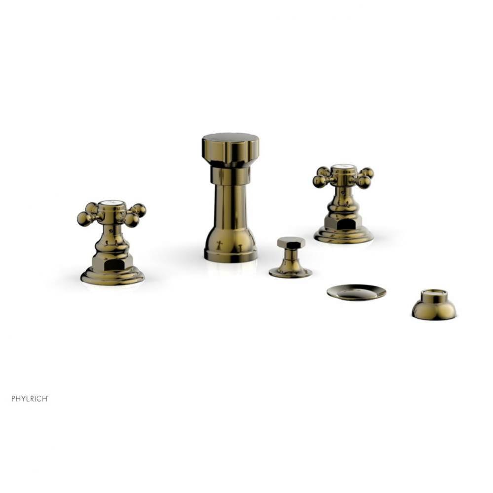 4 Hole Bidet, Cross Hdl