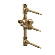 Phylrich 1-148 - 3/4'' Thermostatic Valve with Two 3/4'' Volume Controls