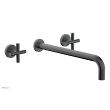Phylrich 120-56-14/15G - Wall Tub Set 14'' Spt Crs Hdl