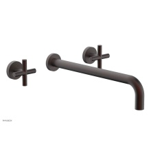 Phylrich 120-56-14/05W - Wall Tub Set 14'' Spt Crs Hdl