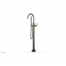 Phylrich 120-45-01/15A - Floor Mounted Tub Filler Lever Hdl W/Handshwr-Tall