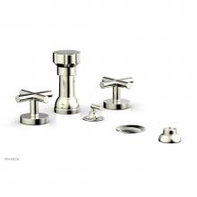 Phylrich 120-60-015 - Four Hole Bidet Set Cross Handle