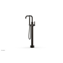 Phylrich D130-45-03/10B - Floor Mounted Tub Filler Lever Tubular W/Handshwr-Short