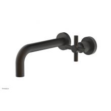 Phylrich D131-15/10B - Basic Single Handle Wall Lavatory Set - Cross Handle