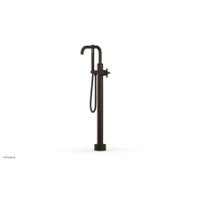 Phylrich D131-45-01/11B - Floor Mounted Tub Filler Cross Tubular W/Handshwr-Tall