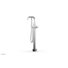 Phylrich D131-45-03/026 - Floor Mounted Tub Filler Cross Tubular W/Handshwr-Short