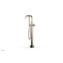 Phylrich D131-45-03/014 - Floor Mounted Tub Filler Cross Tubular W/Handshwr-Short