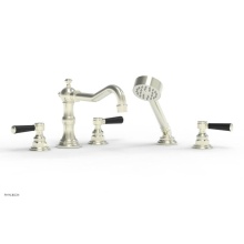 Phylrich 161-49/015X040 - Deck Tub Set Trim, W/ Hnd Shwr, Lever Hdls Henri