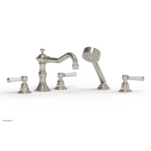 Phylrich 161-49/014X050 - Deck Tub Set Trim, W/ Hnd Shwr, Lever Hdls Henri
