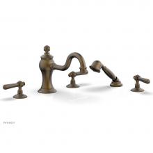 Phylrich 162-49/OEB - MARVELLE Deck Tub Set with Hand Shower - Lever Handles 162-49