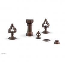 Phylrich 163-60/05W - Four Hole Bidet Set