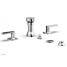 Phylrich 181-61/026 - Four Hole Bidet Set Radi, Lever Handle