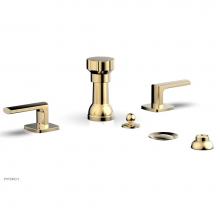Phylrich 181-61/004 - Four Hole Bidet Set Radi, Lever Handle