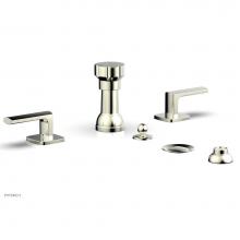 Phylrich 181-61-015 - Four Hole Bidet Set Radi, Lever Handle