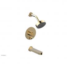 Phylrich 183-26/004 - Pb Tub & Shwr Kit Rond, Blade Handle