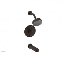 Phylrich 183-27/11B - Pb Tub & Shwr Kit Rond, Lever Handle