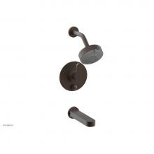 Phylrich 183-27-10B - Pb Tub & Shwr Kit Rond, Lever Handle