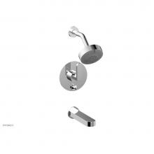 Phylrich 183-27-026 - Pb Tub & Shwr Kit Rond, Lever Handle