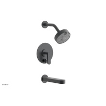 Phylrich 183-27/15G - Pb Tub & Shwr Kit Rond, Lever Handle