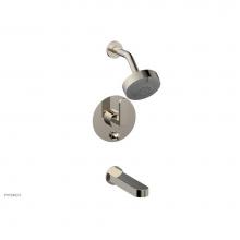 Phylrich 183-27/014 - Pb Tub & Shwr Kit Rond, Lever Handle