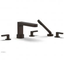 Phylrich 183-49/11B - Deck Tub Set Rond W/ Hs, Lever Handle