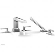 Phylrich 184-49/004 - Deck Tub Set Diama W/ Hs, Lever Handle