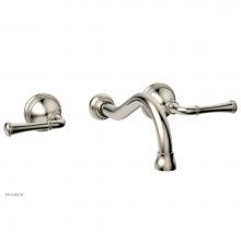 Phylrich 207-56/014 - BEADED Wall Tub Set - Lever Handles 207-56