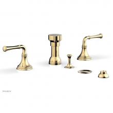 Phylrich 207-60/014 - BEADED Four Hole Bidet Set 207-60