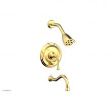 Phylrich 208-26/026 - COINED Pressure Balance Tub and Shower Set - Lever Handle 208-26