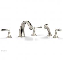 Phylrich 208-48/040 - COINED Deck Tub Set with Hand Shower - Lever Handles 208-48