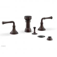 Phylrich 208-60/05W - Four Hole Bidet Set